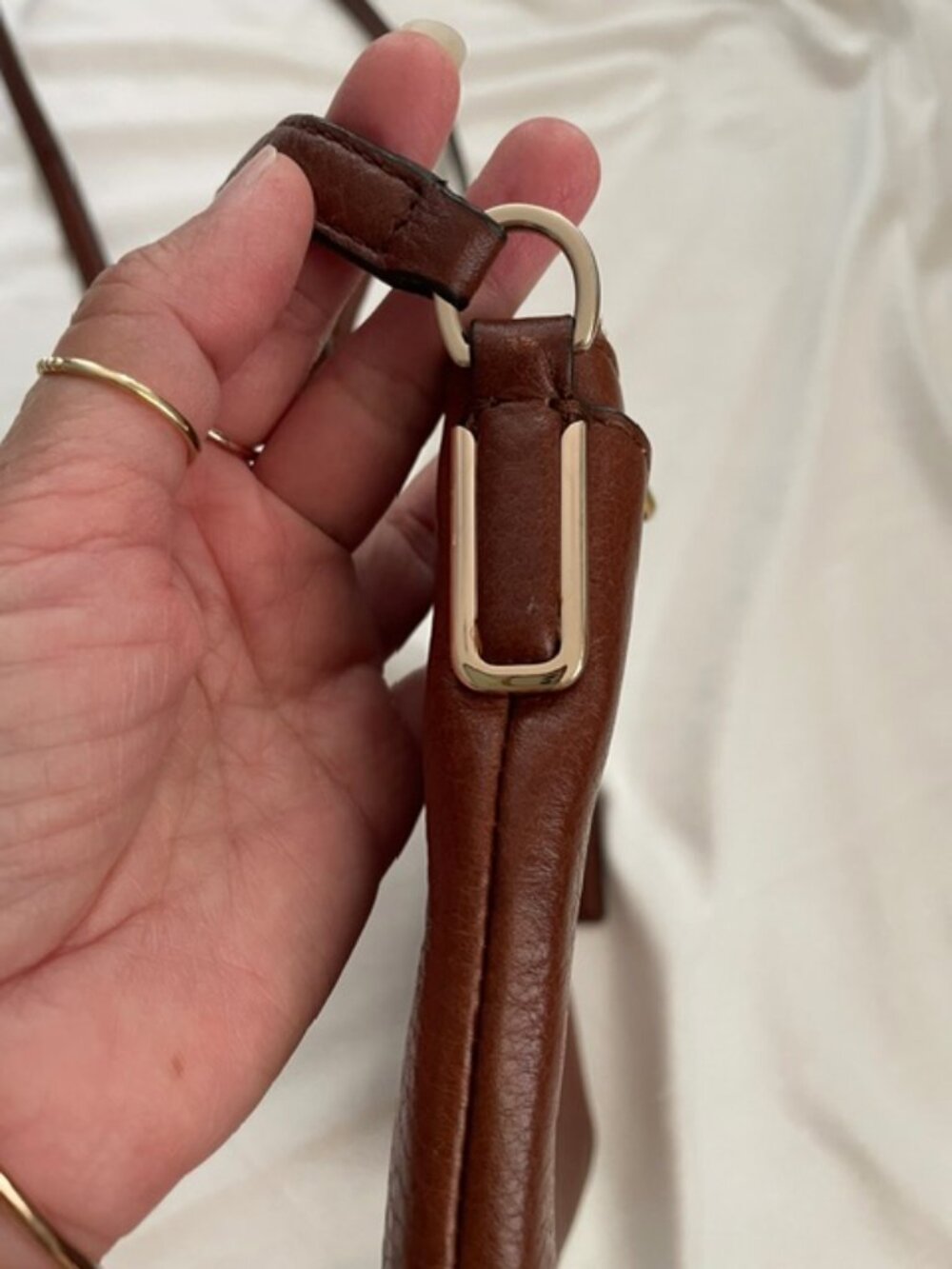 Coach Women's Vintage Madison Leather Crossbody Bag, Brown - Picture 8 of 16